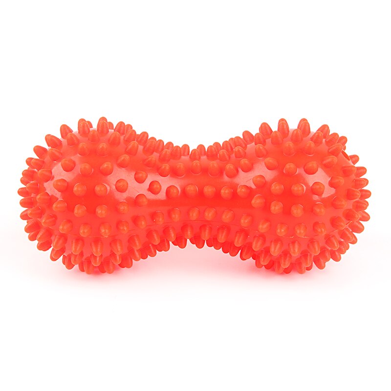 Peanut Massage Ball Spiky Trigger Point Relief Muscle Pain Stress Sensory Ball Therapy Health Care Gym Muscle Relex Apparatus: Blue