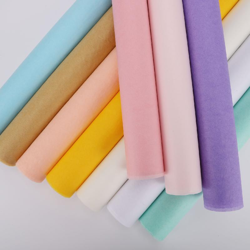 40pcs 50x70cm DIY Tissue Paper Wrapping Paper Decorative Flower Bouquet Craft Paper Clothing Packing Packaging