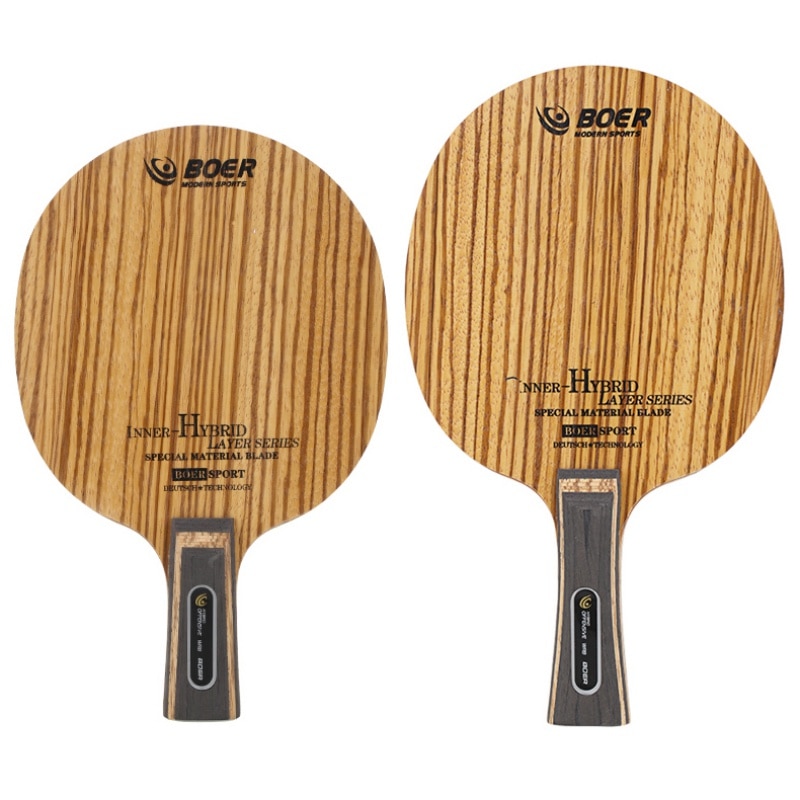 BOER 7 Ply Arylaat Carbon Fiber Tafeltennis Blade Lichtgewicht Ping Pong Racket Tafeltennis Accessoires hoge hoeveelheid