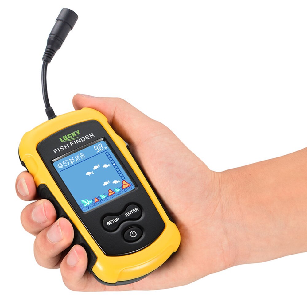 FFC1108-1 alarm robić 100M przenośny sonar wykrywacz ryb przynęta echosonda Wędkarstwo znalazca jezioro wędkarstwo morskie X270G