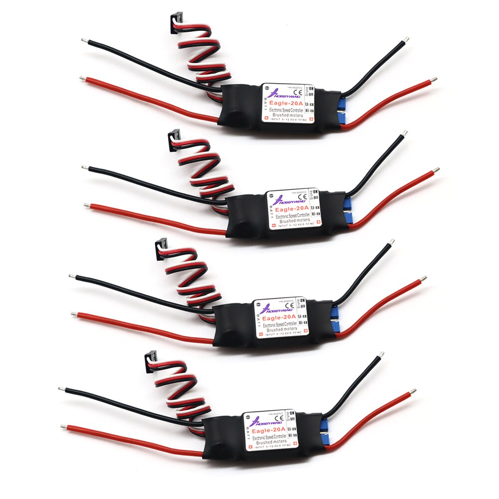 Hobbywing Eagle 20A/30A Brushed ESC W/1A BEC Speed Controller For Brushed Motor For RC Airplane