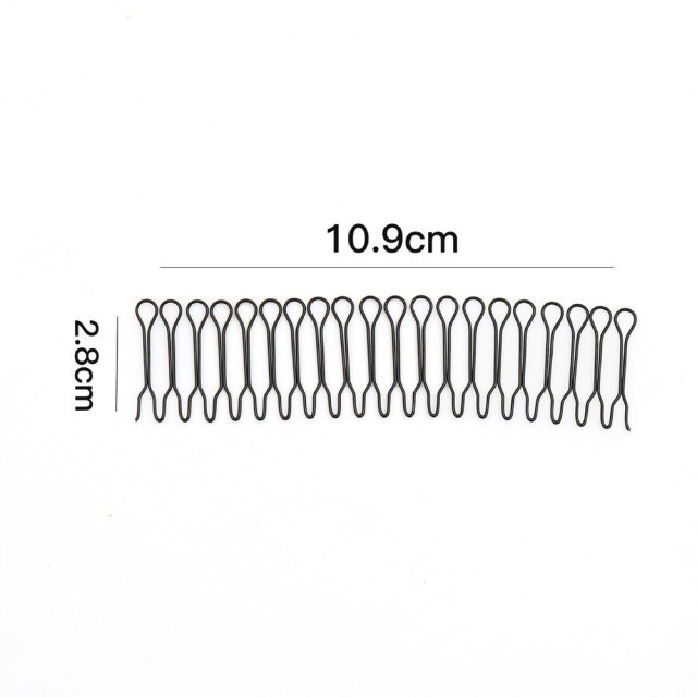 Mode Duurzaam U Vorm Hair Afwerking Fixer Kam Extra Hold Baby Haren Vrouwen En Meisjes Kapsel Haar Accessoires: B