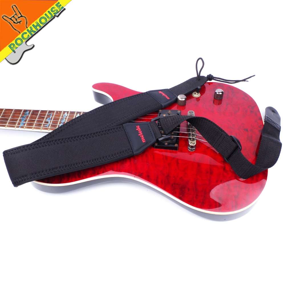 Elastische elektrische gitaarband basbanden kreukvrij superzacht duurzaam kreukvrij waterdicht ademend