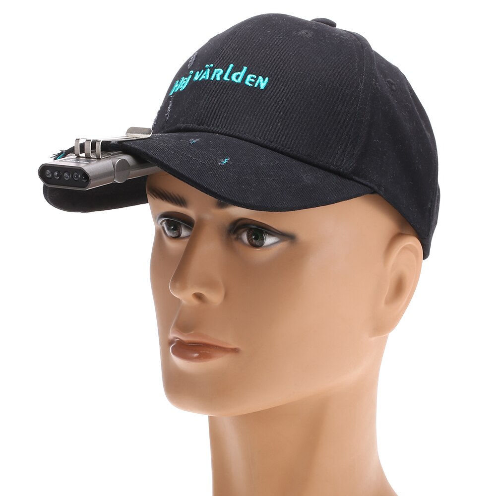 Led hoofdlamp, hoedlamp, oplaadbare koplamp, handsfree clip, petlamp, fietsen, vissen, wandelen, kamperen, repareren, zaklamp