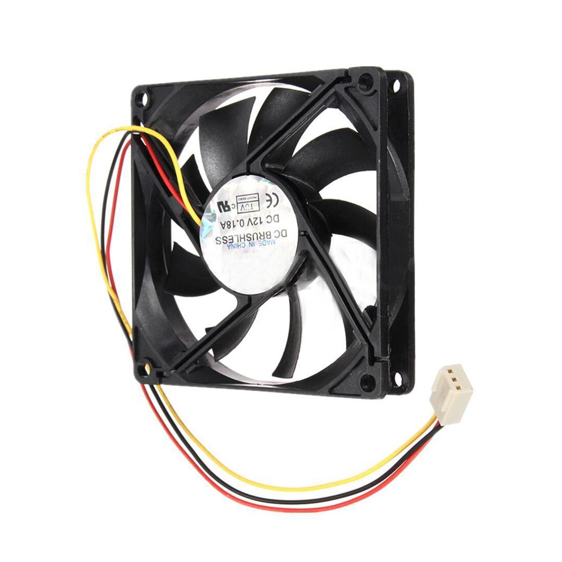 12v 3 pinner cpu vifte heatsink kjøler heatsink vifte til  pc 80 x 80 x 15mm