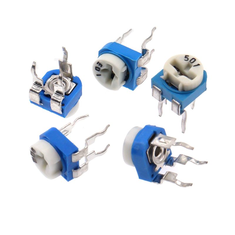 20pcs RM065 RM-065 Série 100 200 500 1K 2K 5K 10K 20K 50K 100K 200K 500K 1M Ohm Trimpot Trimmer Potenciômetro Resistor Variável