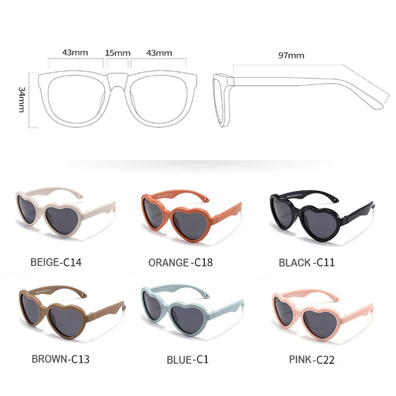 Bingdwendwen Flexible Polarized Baby Sunglasses For Toddler And Infant With Strap Age 0-3 (black