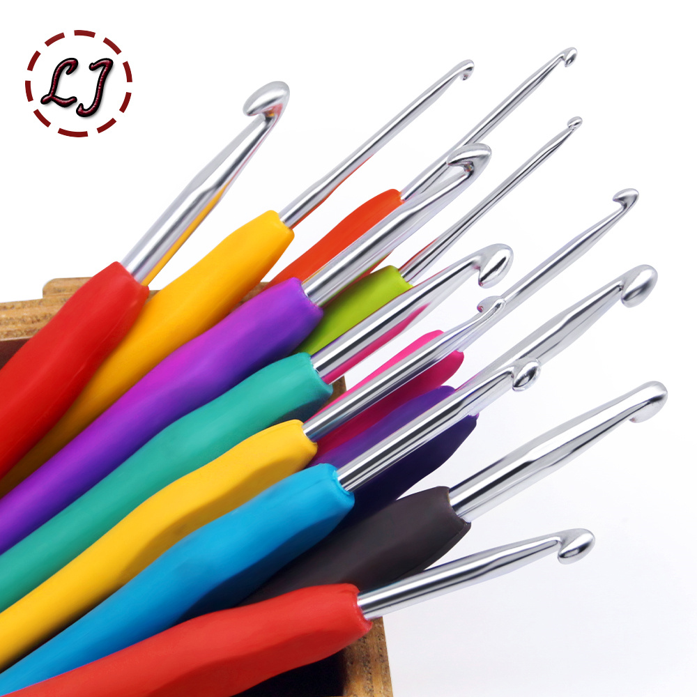 Ganchos de crochê conjunto de agulhas de crochê com frete grátis conjunto de gancho de crochê agulhas de crochê para acessórios de tricô