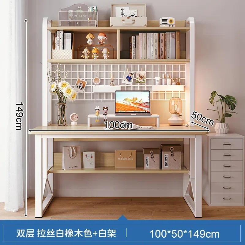 Bureau Desktop Computer Bureau Boekenplank Geïntegreerd Bureau Eenvoudige Slaapkamer Student Leren Schrijftafel Home Des