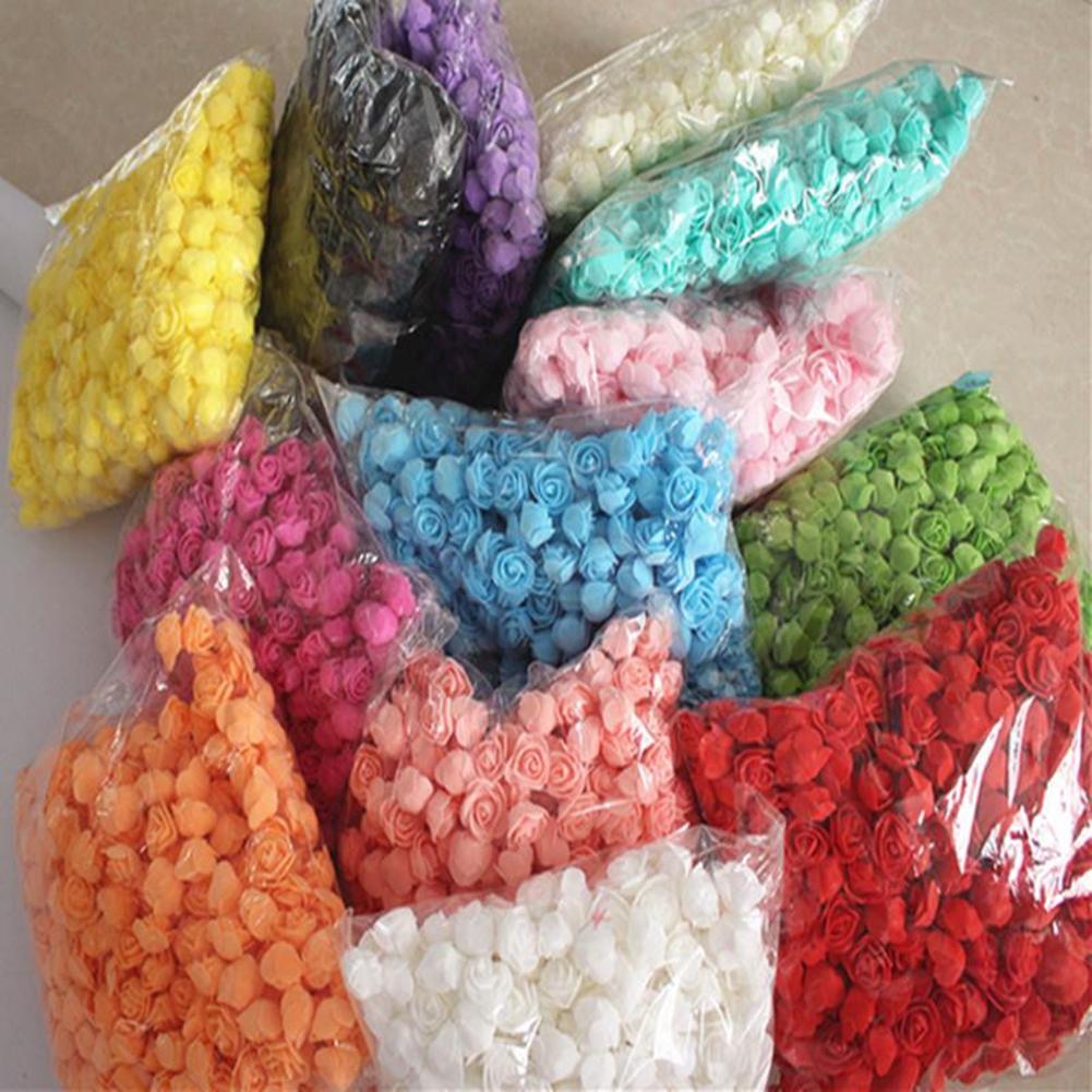 Foam Roses 500pcs Artificial Foam Flower Heads DIY 20cm Teddy Bear Mold PE Rose Bear Accessories Decor Valentine's