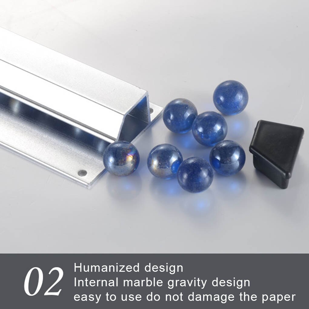 Wall Mounted Slide Check Rack Aluminum Food Bill Ticket Holder Kitchen Restaurant Order Tab Grabber