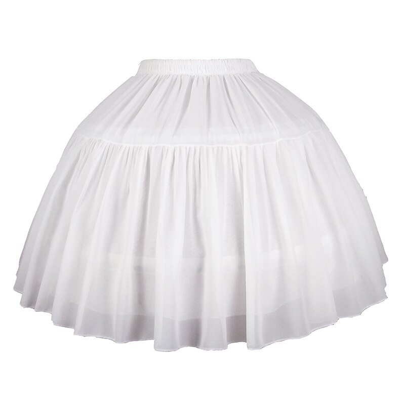 Cosplay Fish-bone Short Skirt Lolita Carmen Slip Liner Cute Girls Skirts Adjustable Petticoat
