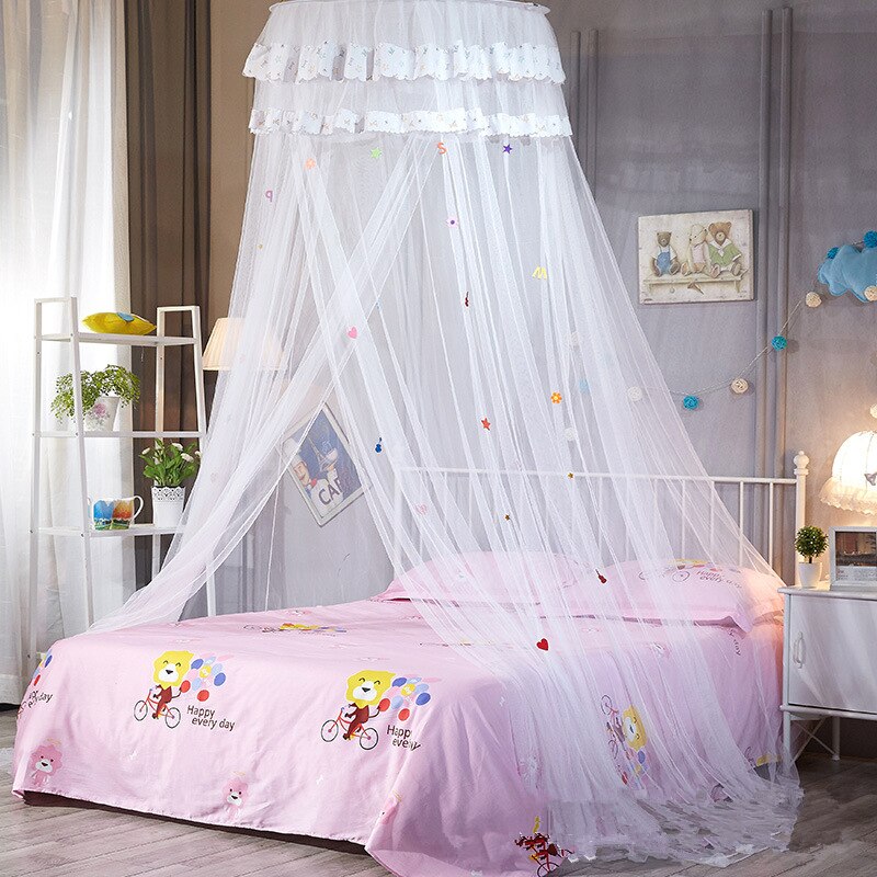 Suspendus enfants bébé literie dôme lit baldaquin coton moustiquaire couvre-lit rideau pour bébé enfants lecture jouant décor à la maison: 03
