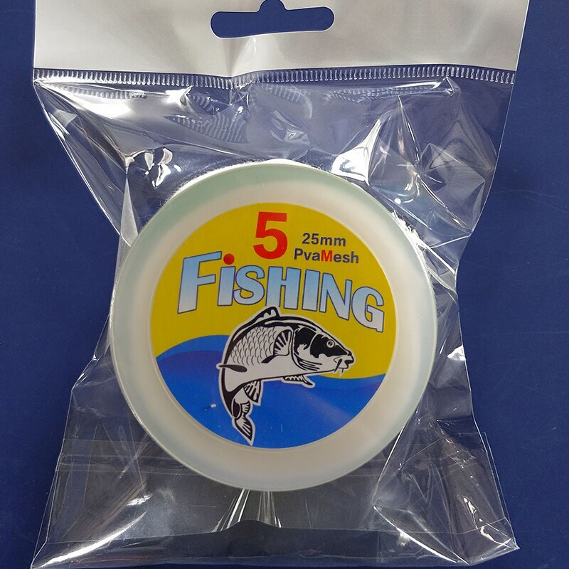 Filet avec mailles étroites,réseau soluble en PVA, recharge pour stocker et protéger les appâts de pêche, directe, 5 m,: Style4 2.5cmX5m