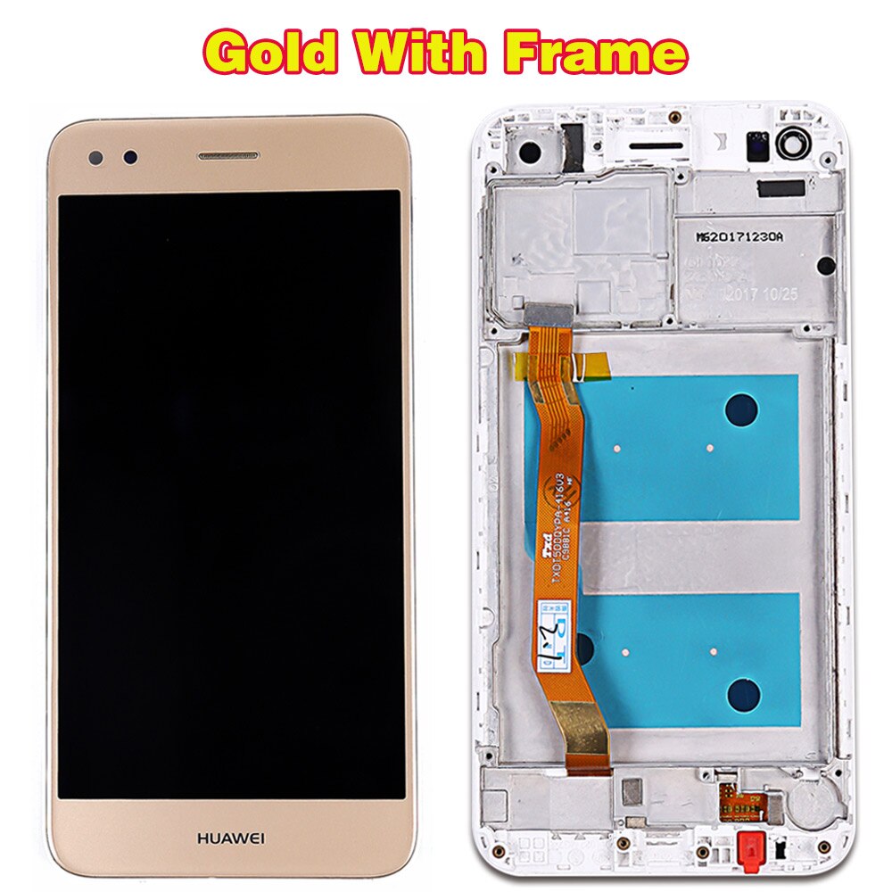 LCD & Touchscreen Digitizer Assembly for Huawei P9 Lite mini / Y6 Pro - 5.0 inch IPS Display - Includes Frame Option - Black, White, Gold