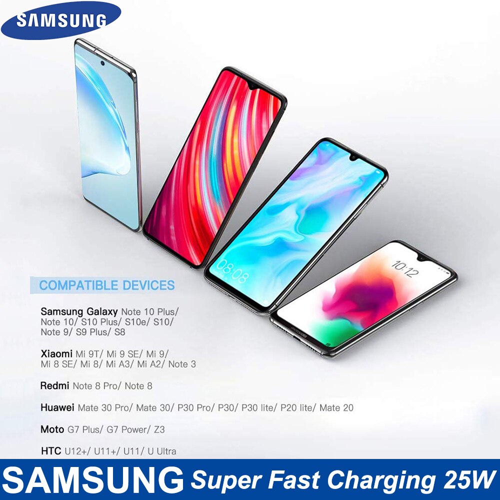 Original Samsung Note 20 Ultra 25W Charger Surper Fast Charge USB Type C Pd PPS Quick Charging For Galaxy Note 20 10 S21 S20 5G