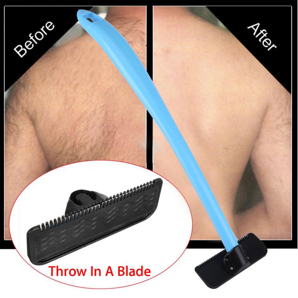 Manual Back Hair Shaver Blade Trimmer Do-it-yourself Whole Body Leg Back Hair Razor Long Handle Big Blade Hair Removal Razor