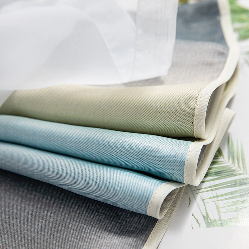 Double Layer Blackout Curtains Star Cutout For Living Room Home Decor White Sheer Window Curtain Panels For Babys Bedroom