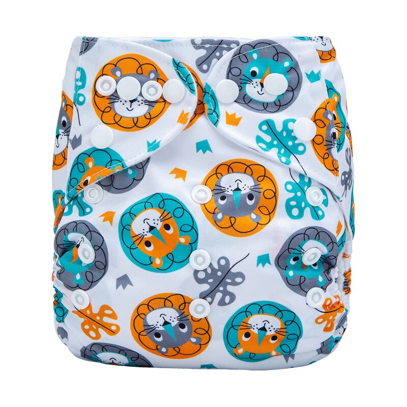 Washable Eco-Friendly Cloth Diaper Adjustable Nappy Reusable Cloth Diapers Fit 0-2years 3-15kg baby: N31