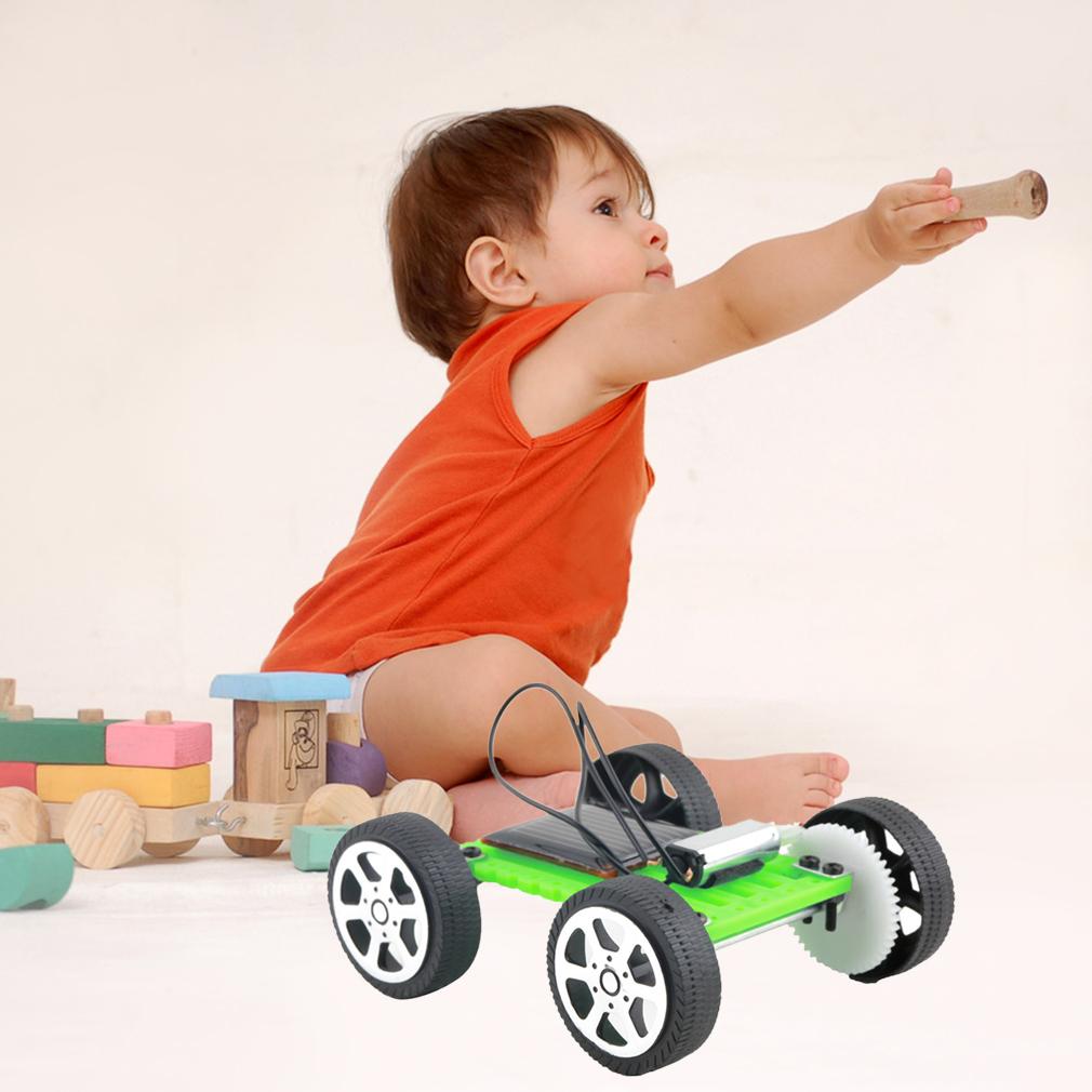 1 Set Mini Zonne-energie Speelgoed DIY Auto Kit Kinderen Educatief Gadget Hobby Funny KID Beste Voor Kinderen