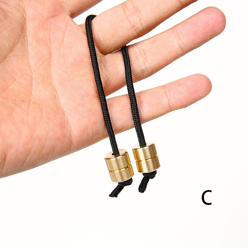 juguete Begleri Yoyo Fidget movimiento extremo dedo decompresión artefacto cobre dos cuentas y una cuerda: Begleri C