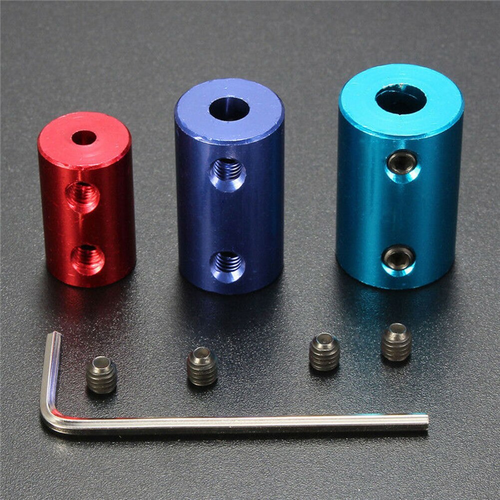 Coupleur de moteur d'accouplement d'arbre rigide avec clé pour voiture de bateau RC 2/3/4/5/6/7/8mm