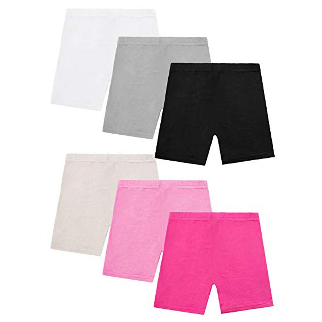 Girls Performance Bike Shorts - Breathable Athletic Dance Run Sports Wear