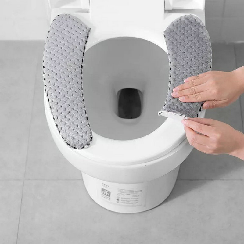 Badkamer Wc Zitkussen Closestool Wasbare Soft Warmer Mat Pad Toilet Seat