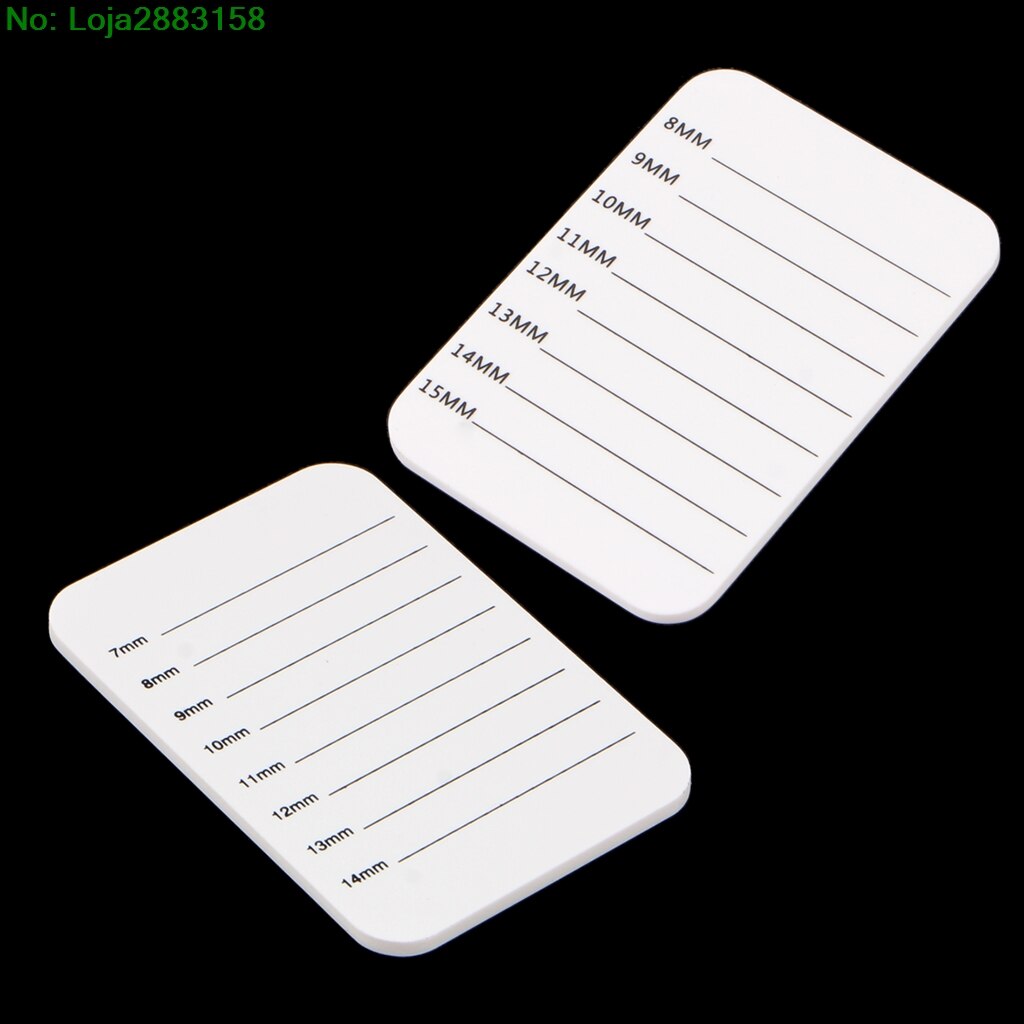 Individuell ögonfransförlängning handplattahållare fransbricka remsa palett 14mm 15mm