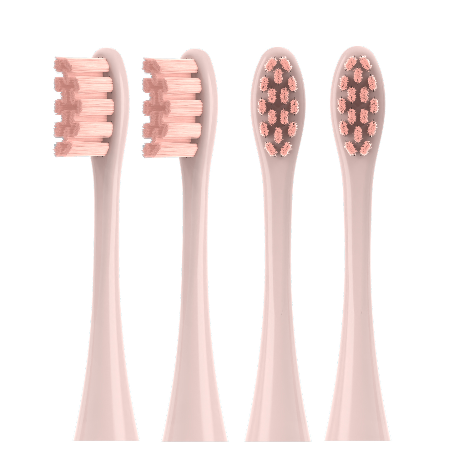 4/8 Stuks Opzetborstels Voor Oclean X/X PRO/Z1/F1/Een/Air 2/SE Sonic Elektrische Tandenborstel DuPont Zachte Haren Nozzles: Coral Red