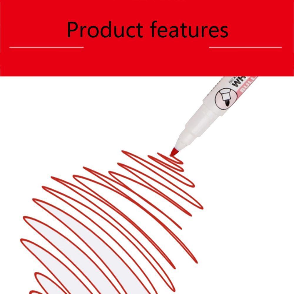 1 PC School Classroom Supplies Magnetic Erasable Whiteboard Pages Pens Dry Drawing Pen Children's Board Markers Eraser Mark E9G7