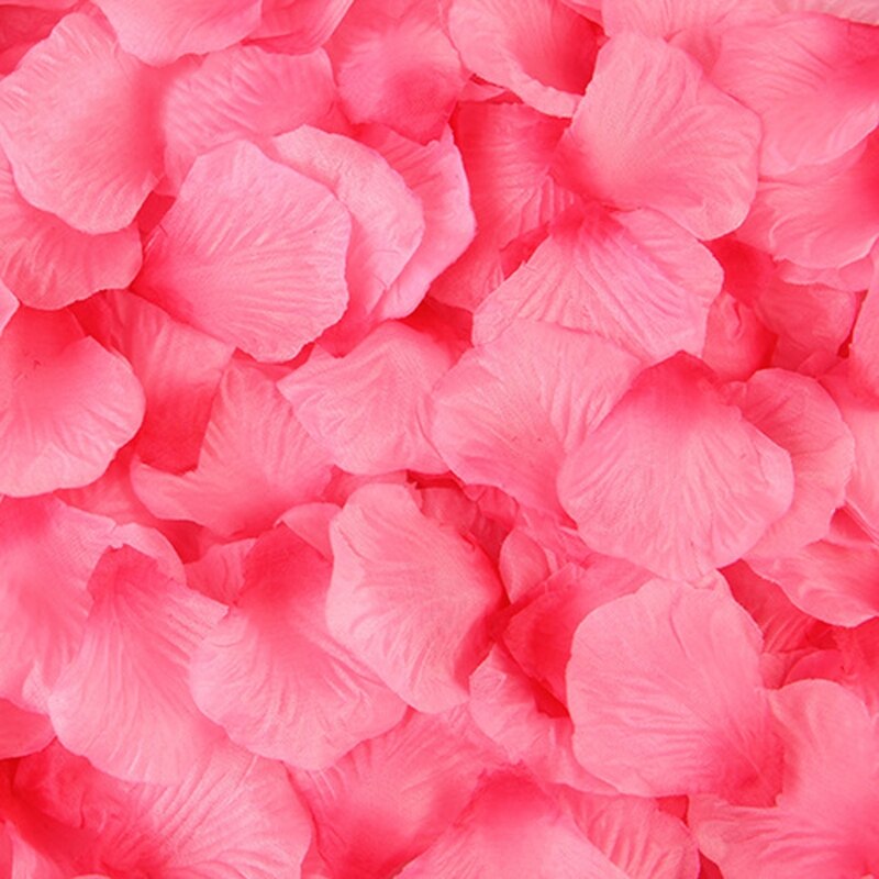 2000 Pcs Artificial Rose Petals Wedding Petalas Colorful Silk Flower Accessories
