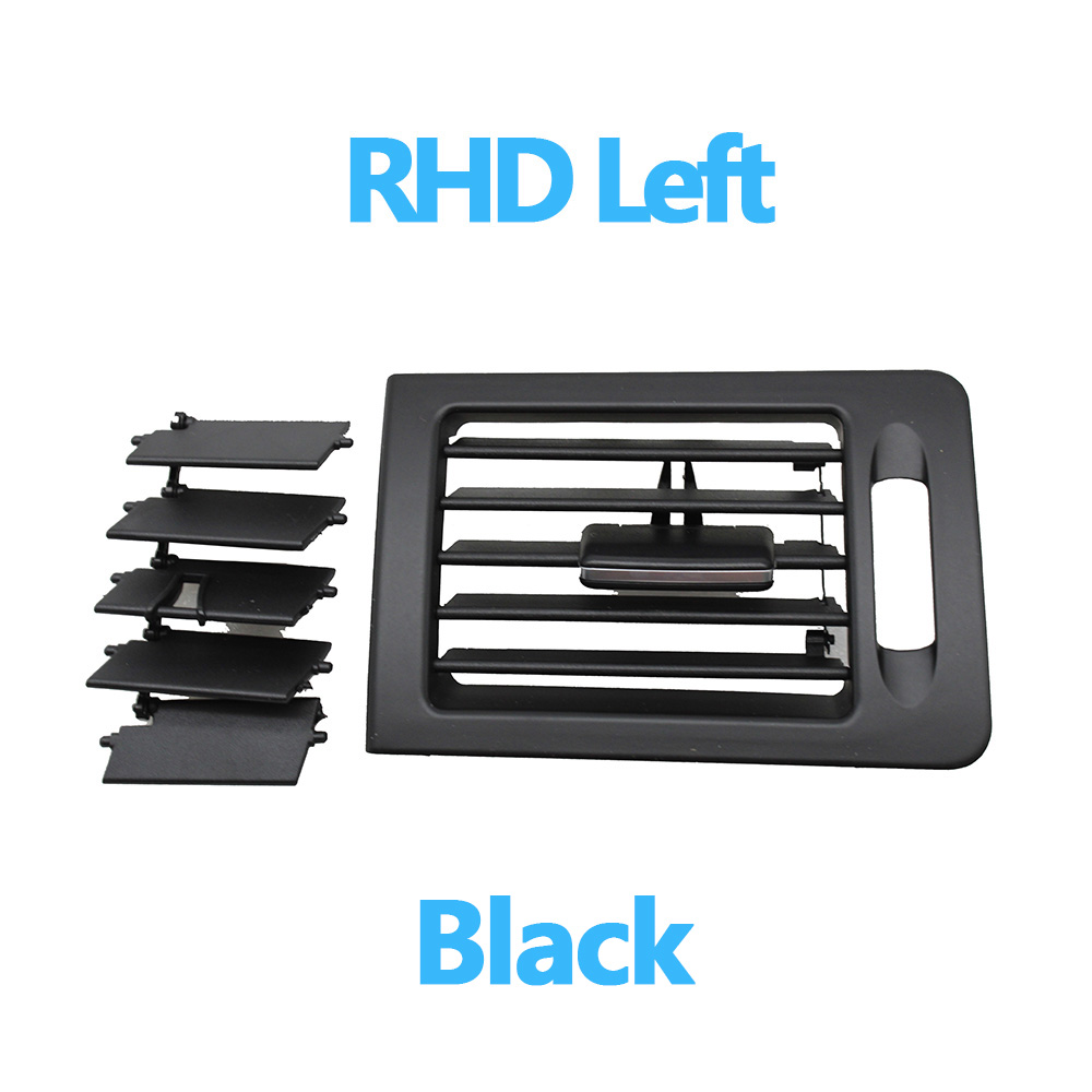 Rhd Dashboard Verse A/C Air Conditioner Vent Grille Cover Voor Mercedes Benz W204 C Klasse 180 200 220 230 260 300 350 2007: RHD Left Black