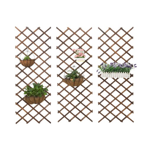 Clôture en bambou, décoration, fleurs de vigne de métope, grille de carbonisation, cloison, anticorrosion, bois Flexible