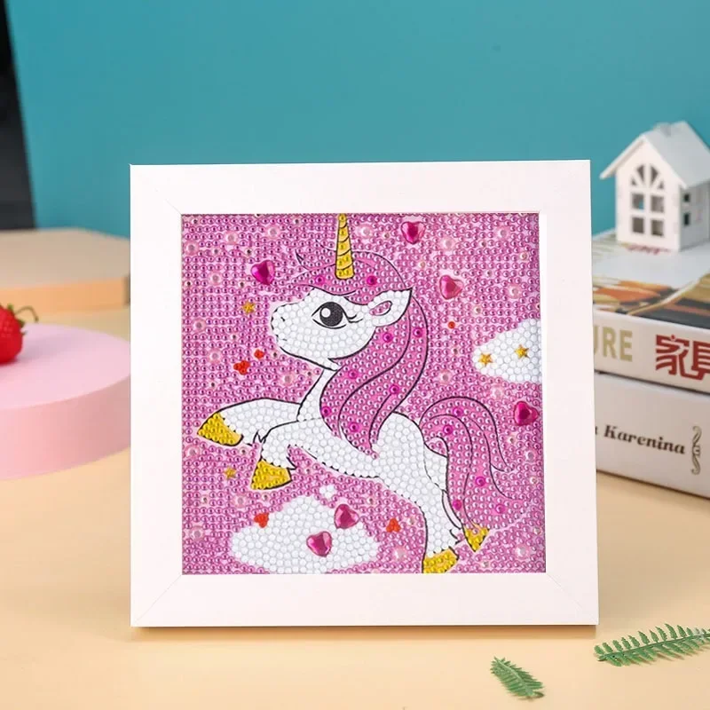 DIY Cartoon Animal Diamond Paintings Children Diamond Stickers Irregular Diamond Stickers Birthday Decoration