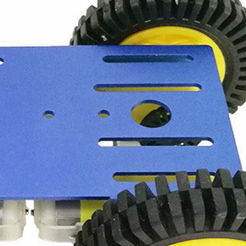 Metal Robot 4Wd Car Chis C101 with Four TT Motor Wheel for Arduino Uno R3 Diy Maker Educational Teaching Kit
