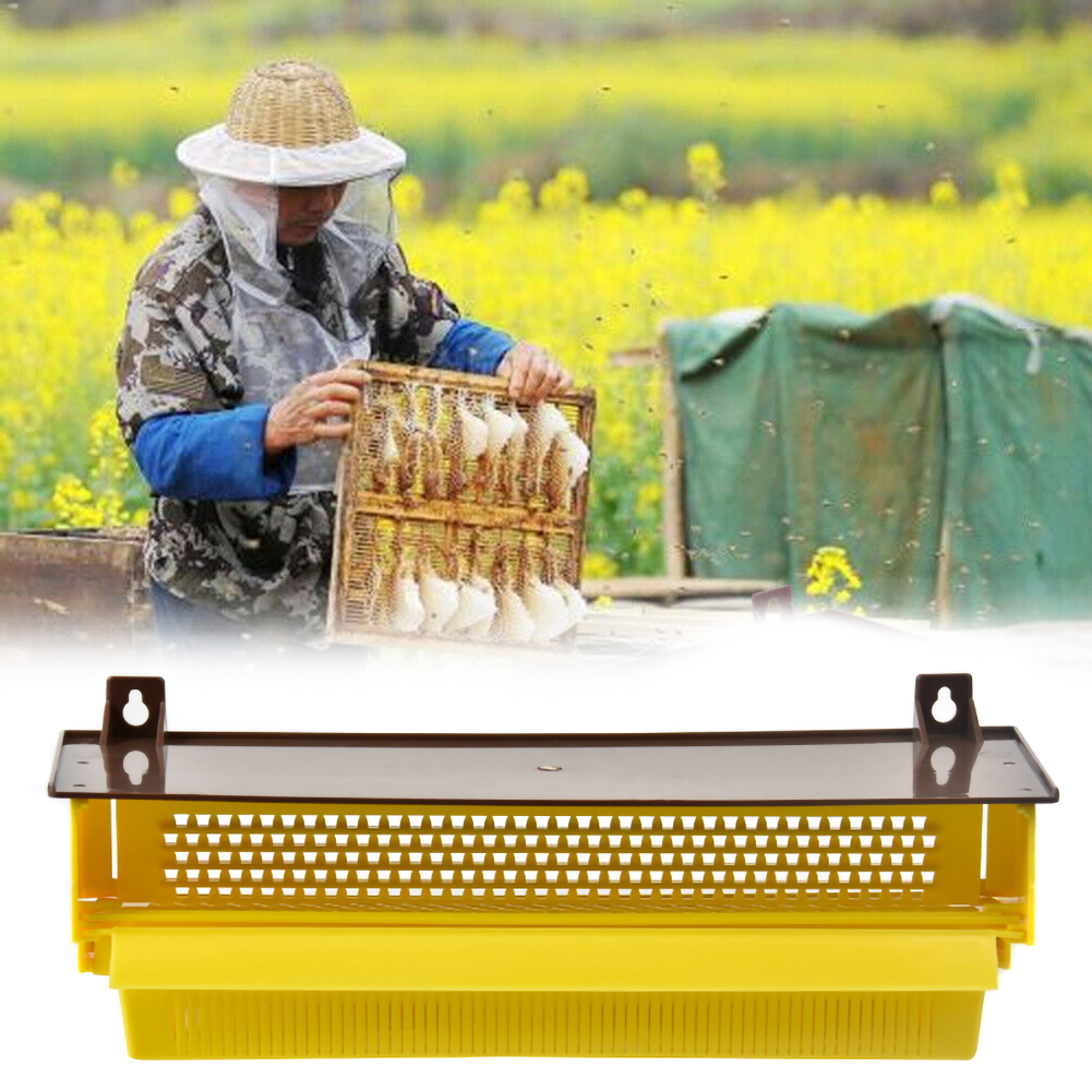 Bee Pollen Trap Plastic Collector For Apiculture Beekeeping Tools Beehive Yellow: Default Title