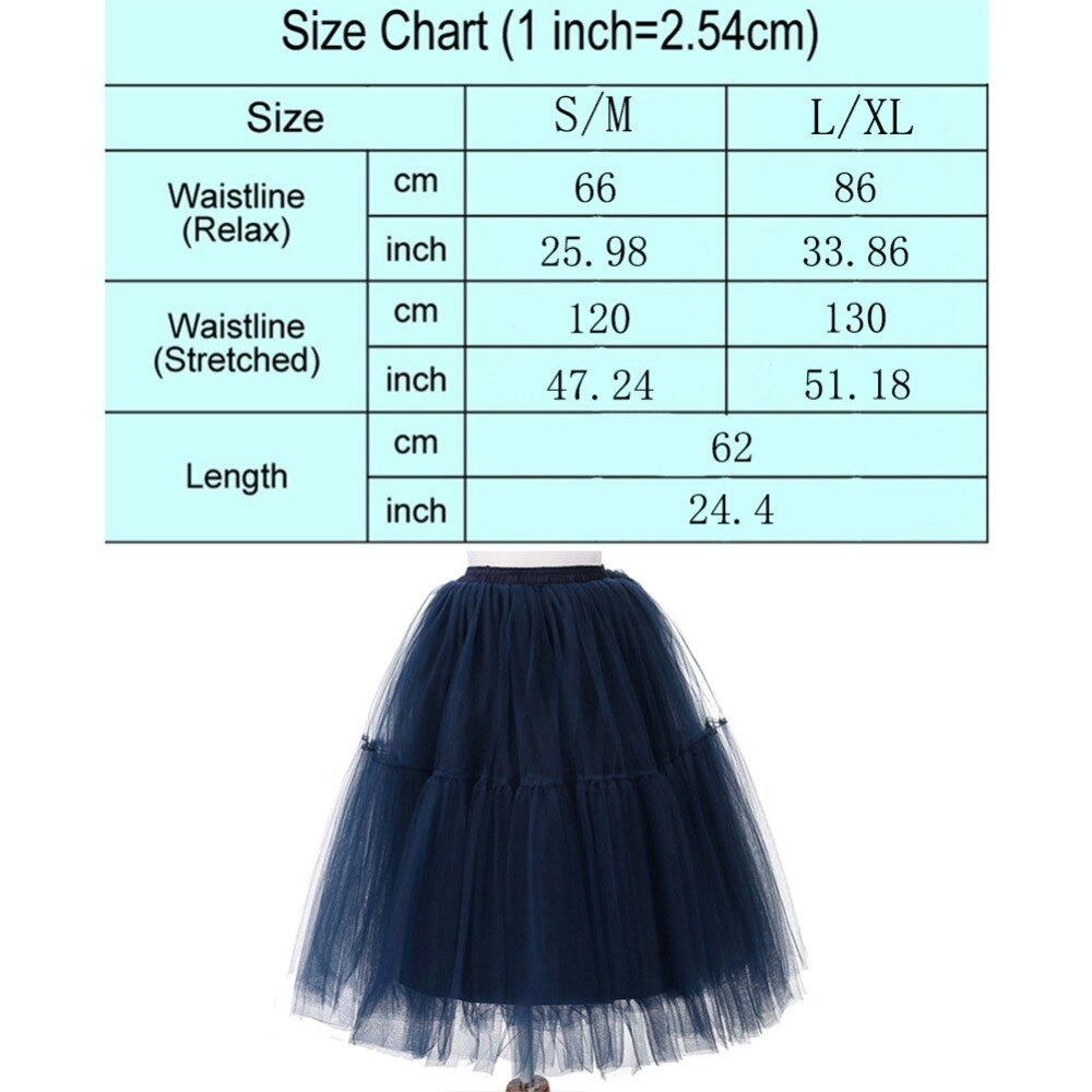 Korte Petticoat Tule Rokken Vrouwen Elastische Stretch Lagen Zomer Volwassen Tutu Rok Onderrok Rockabilly