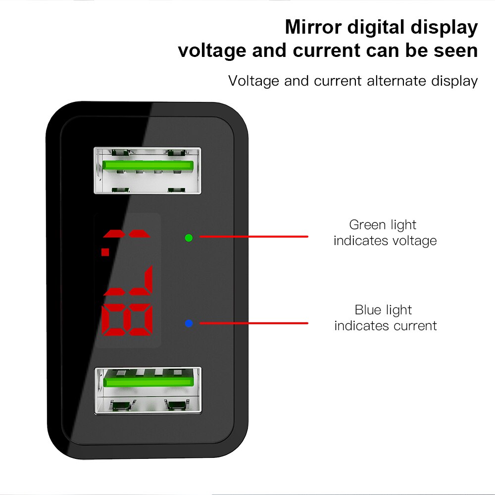 KEYSION LED Display USB Charger voor iPhone 11 iPad Plug Snel Muur Oplader voor Samsung Xiaomi Huawei Mobiele Telefoon adapter lader