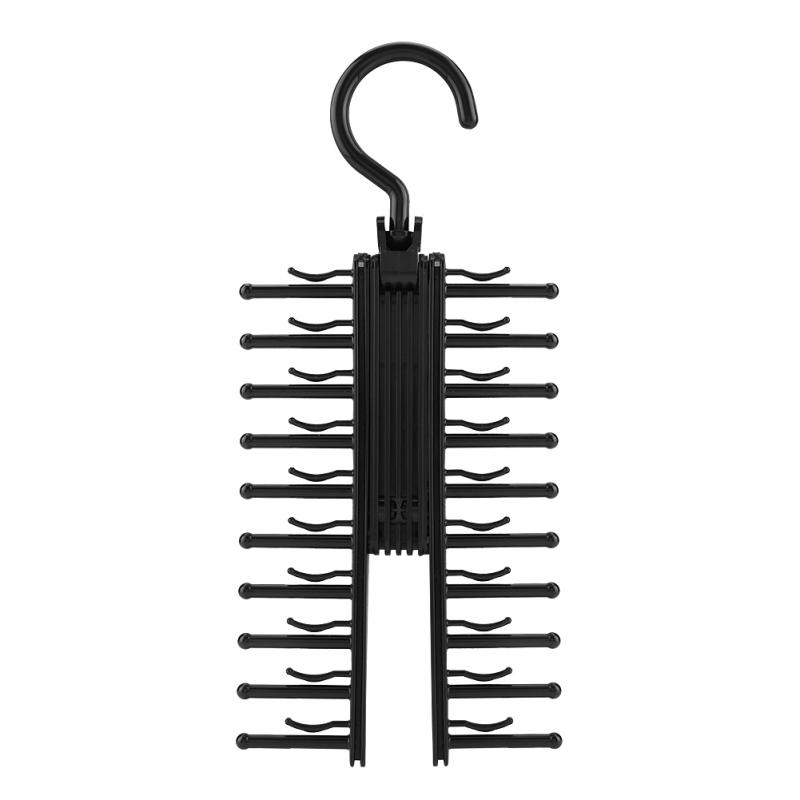 Colgador de corbata ajustable, estante giratorio de almacenamiento para corbata, cinturón, bufanda, corbatas, organizador multifuncional