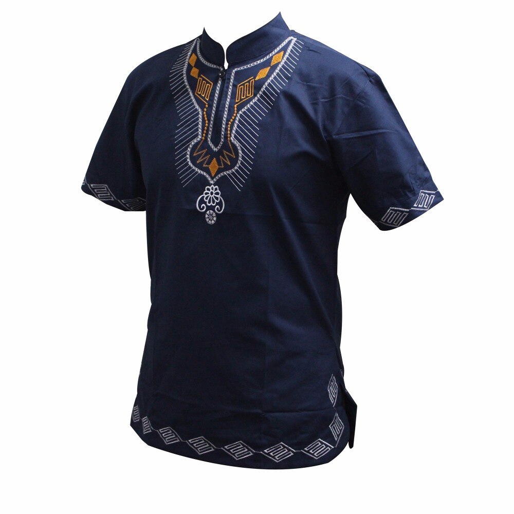 Dashiki – T-shirt brodé pour hommes, vêtements de africains, Cool, de , directe