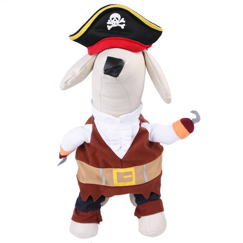 Dessin animé animal de compagnie Cowboy équitation Costume fournitures pour animaux de compagnie Costume Cospaly Halloween chien vêtements: L