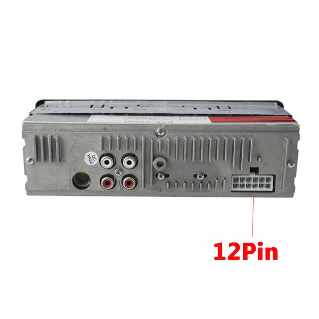Autoradio stéréo, Bluetooth, avec télécommande, téléphone AUX-IN, MP3, FM, USB, Radio pour voiture, 1 din: Black