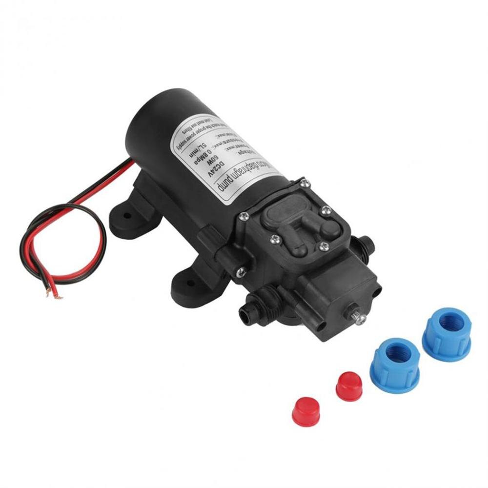 Micro Electric Diaphragm Pump High Pressure Electric Diaphragm Pump 5l / Min DC 12v 60w Water Pump 0.8mpa 5l / Min