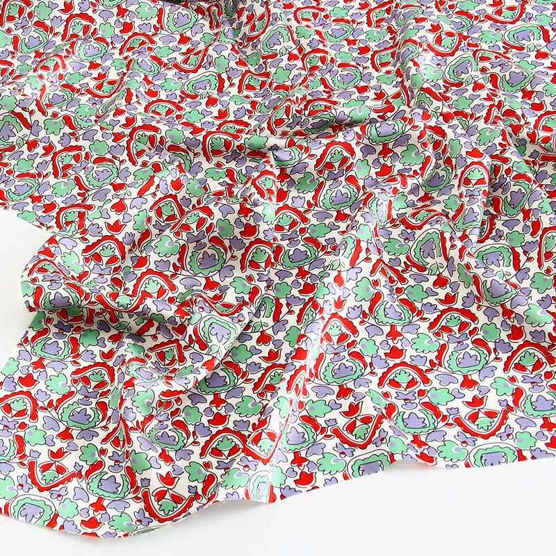 50x145cm Printed Polyester Fabric Cloth Factory Custom Diy Soft Dress Sewing Handmade Children Fabrics for Sewing Material