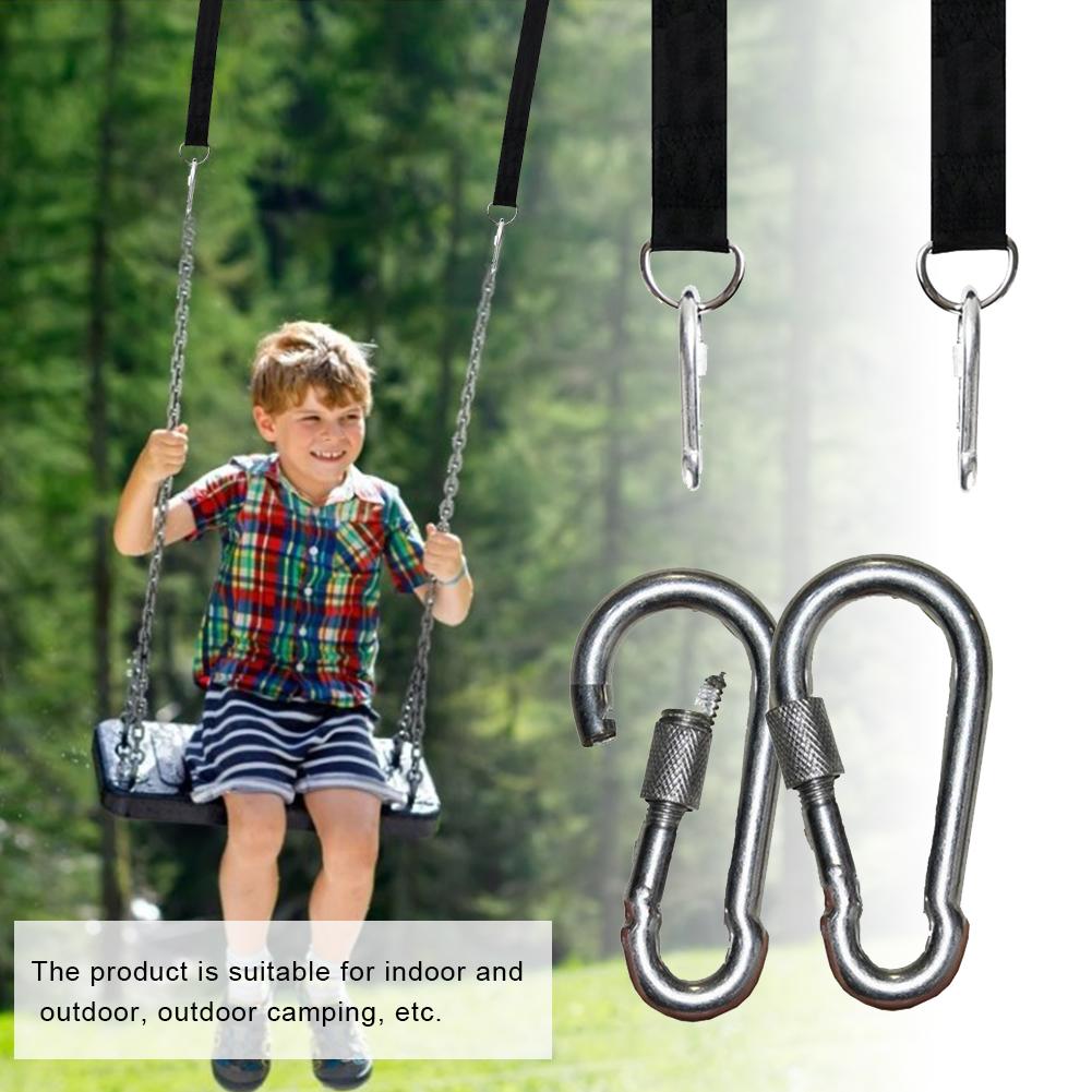 Schaukel Seil Baum Hängen Riemen Bausatz Hängematten Haken Für Schaukeln Tragen Beutel Einfache Installation Mit Sicherer sperren schnappen Karabiner 40a