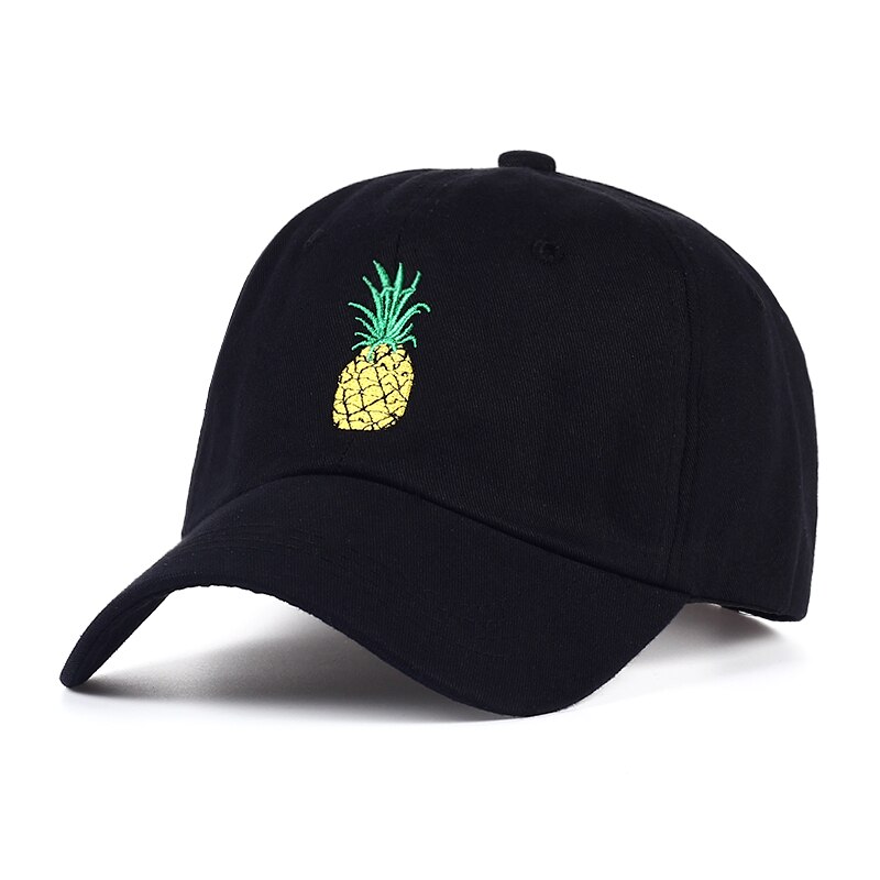 Kvinner hip hop baseball cap frukt ananas sommer menn solhatt tenåring dame snapback caps dress for tenåringer voksne
