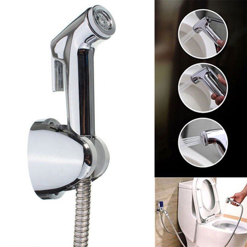 Håndholdt toalett bidet sprøyte bad bidet kran spray dusjhode håndsprøyter dusjhode selvrensende spyleenhet