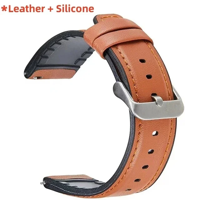 22mm nahkaranneke gtr 4 ranneketta huami amazfit gtr 3 pro gtr 4 kellonrannekkeet gtr 3/ gtr 2/2e stratos 3 2s 47mm rannehihna: Hiilen musta