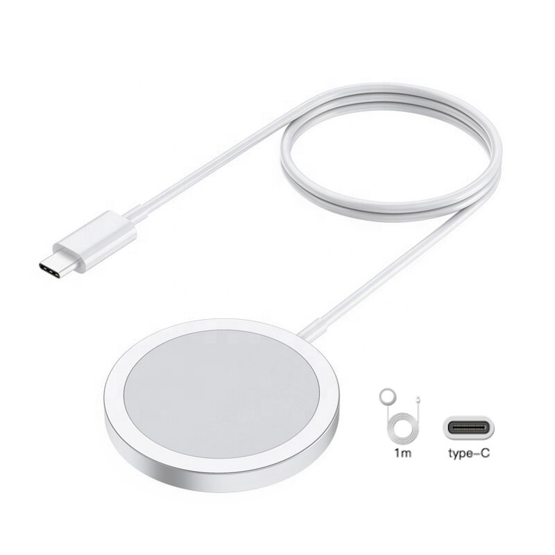Darmowa wysyłka wysoka kopia 15W magnetyczna bezprzewodowa ładowarka dla iPhone12 zawodowiec Max magnetyczna bezpieczna bezprzewodowa ładowarka dla iPhone ładowarka Podkładka